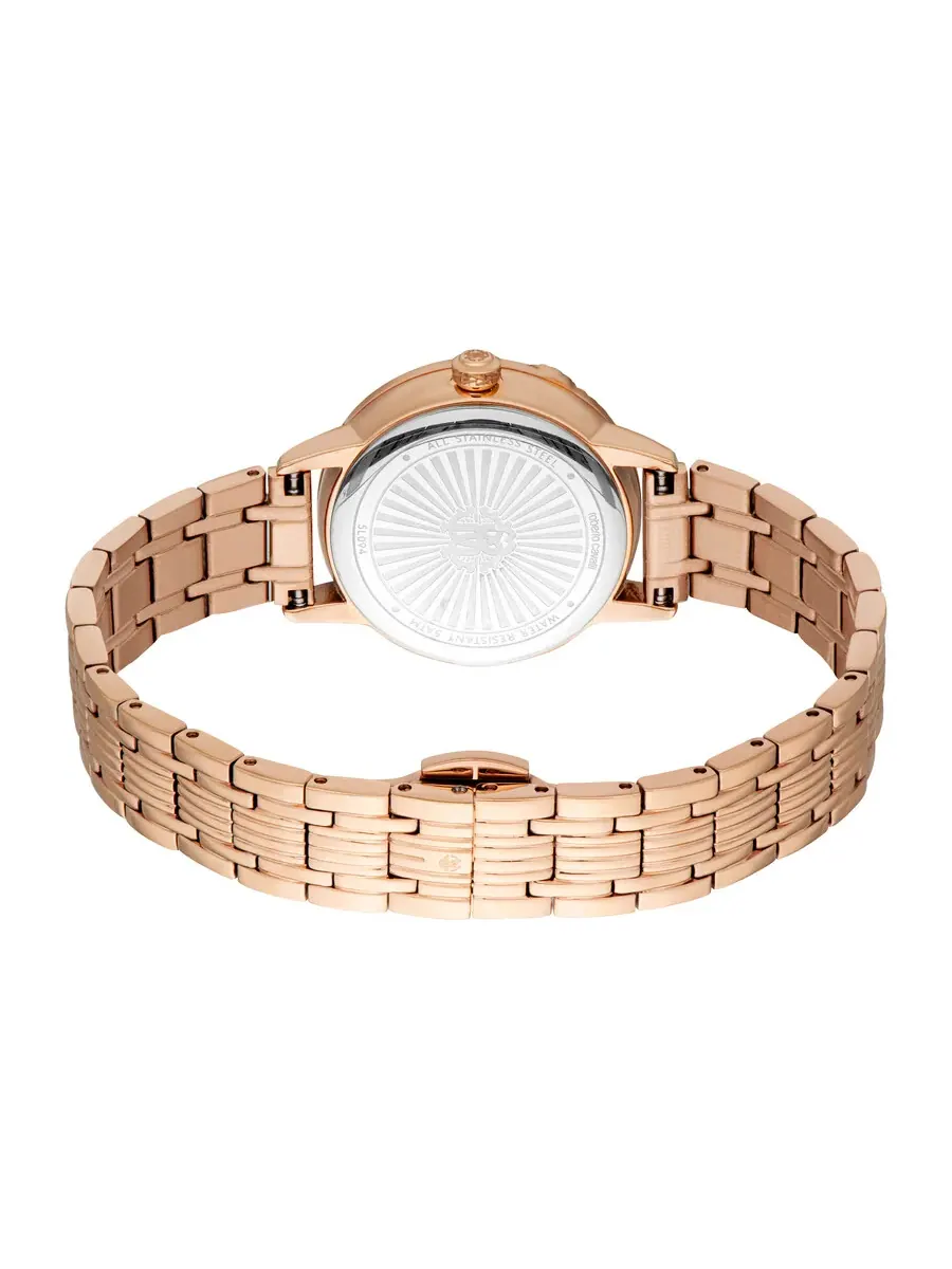 Женские часы Roberto Cavalli с серебристым циферблатом RC5L094M0075 — изображение 2 из 3, оттенок розовый золотистый