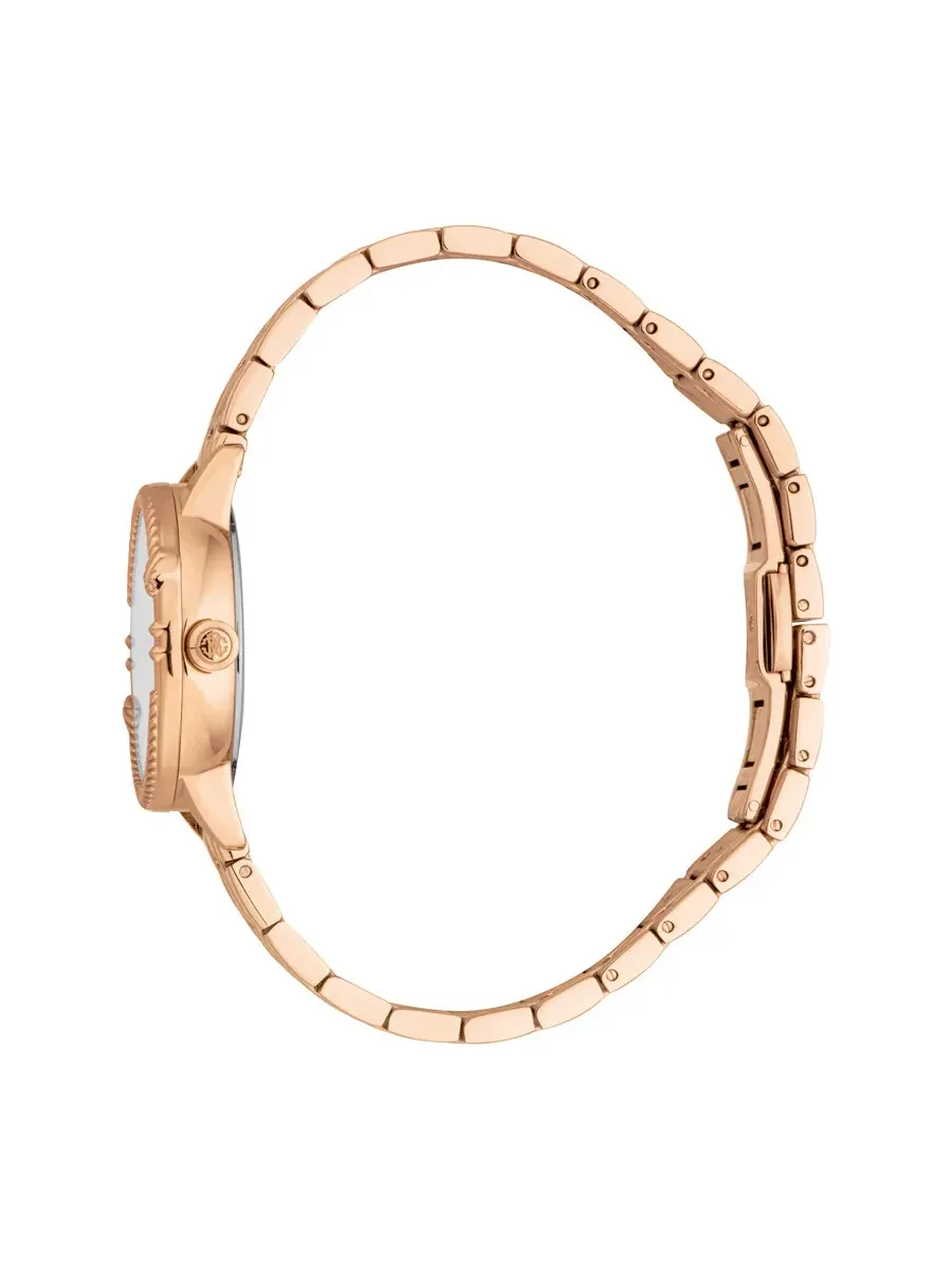 Женские часы Roberto Cavalli с серебристым циферблатом RC5L094M0075 — изображение 3 из 3, оттенок розовый золотистый