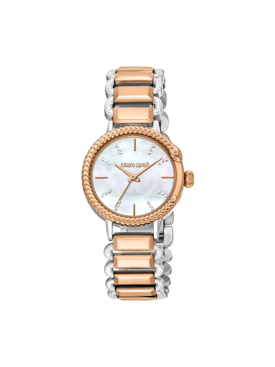 Женские кварцевые часы Roberto Cavalli Fashion Watch RC5L020M0105 — изображение 1 из 1, оттенок розовый золотистый