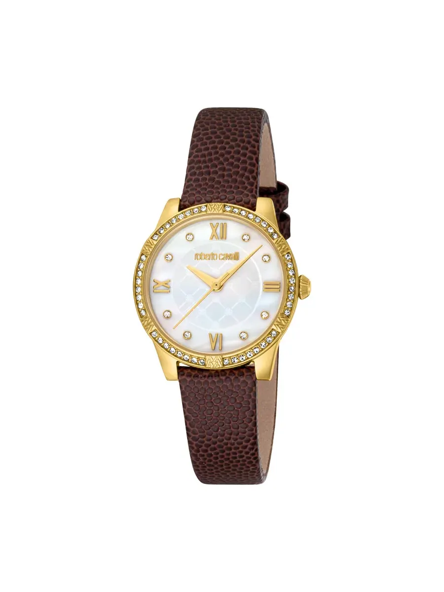 Женские кварцевые часы Roberto Cavalli Fashion Watch RC5L032L0025 — изображение 1 из 1, оттенок желтый золотистый