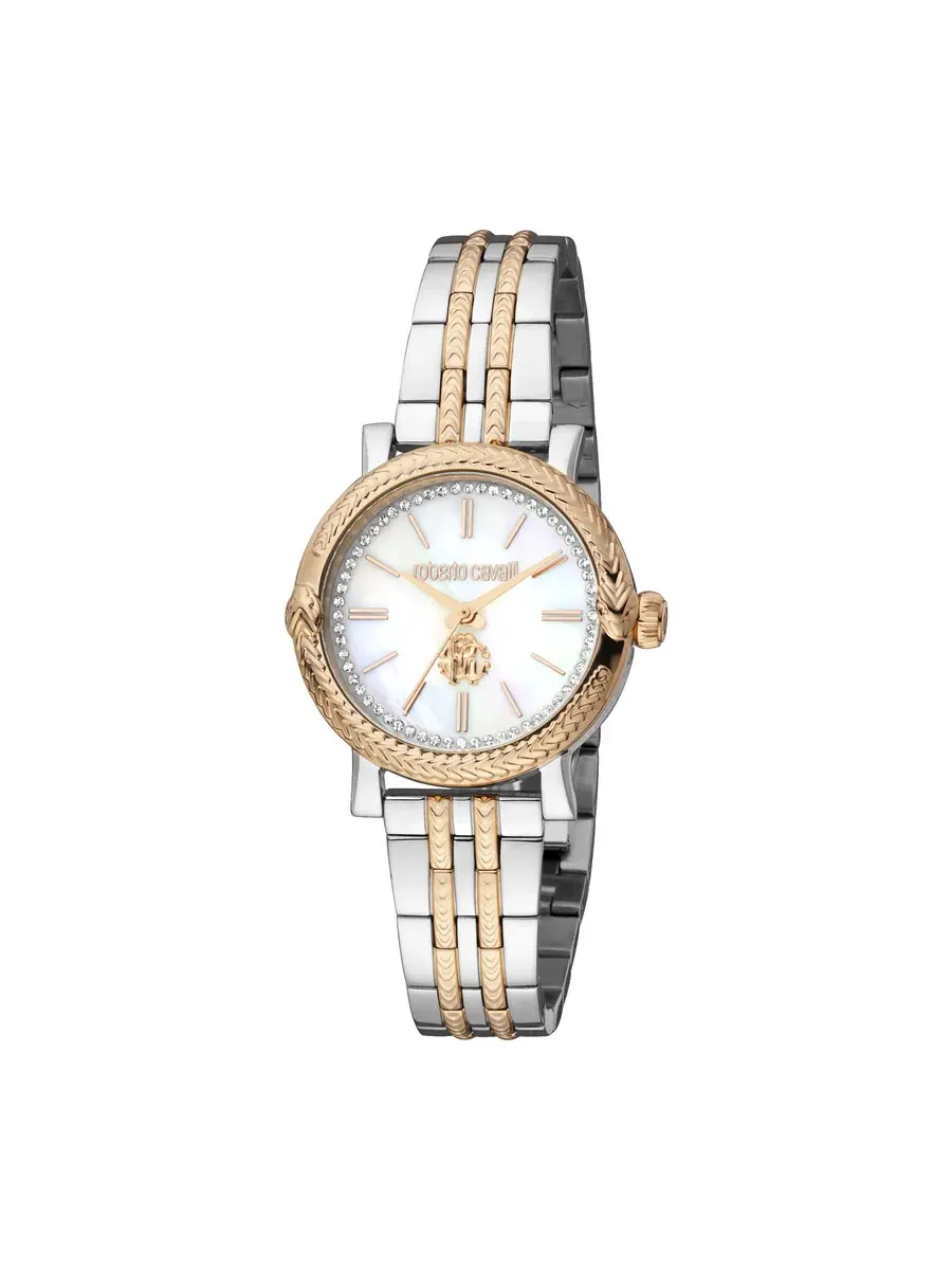 Женские кварцевые часы Roberto Cavalli Fashion Watch RC5L019M0105 — изображение 1 из 1, оттенок розовый золотистый