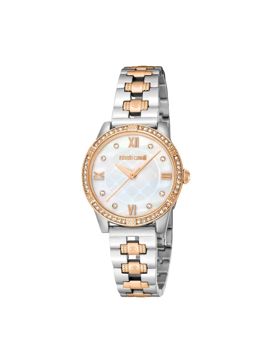 Женские кварцевые часы Roberto Cavalli Fashion Watch RC5L032M0105 — изображение 1 из 1, оттенок розовый золотистый