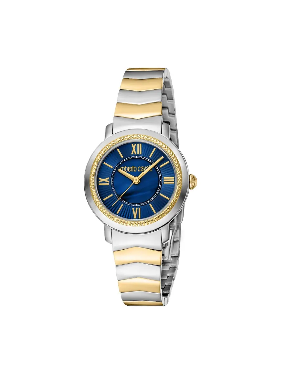 Женские кварцевые часы Roberto Cavalli Fashion Watch RC5L056M0095 — изображение 1 из 1, оттенок желтый золотистый