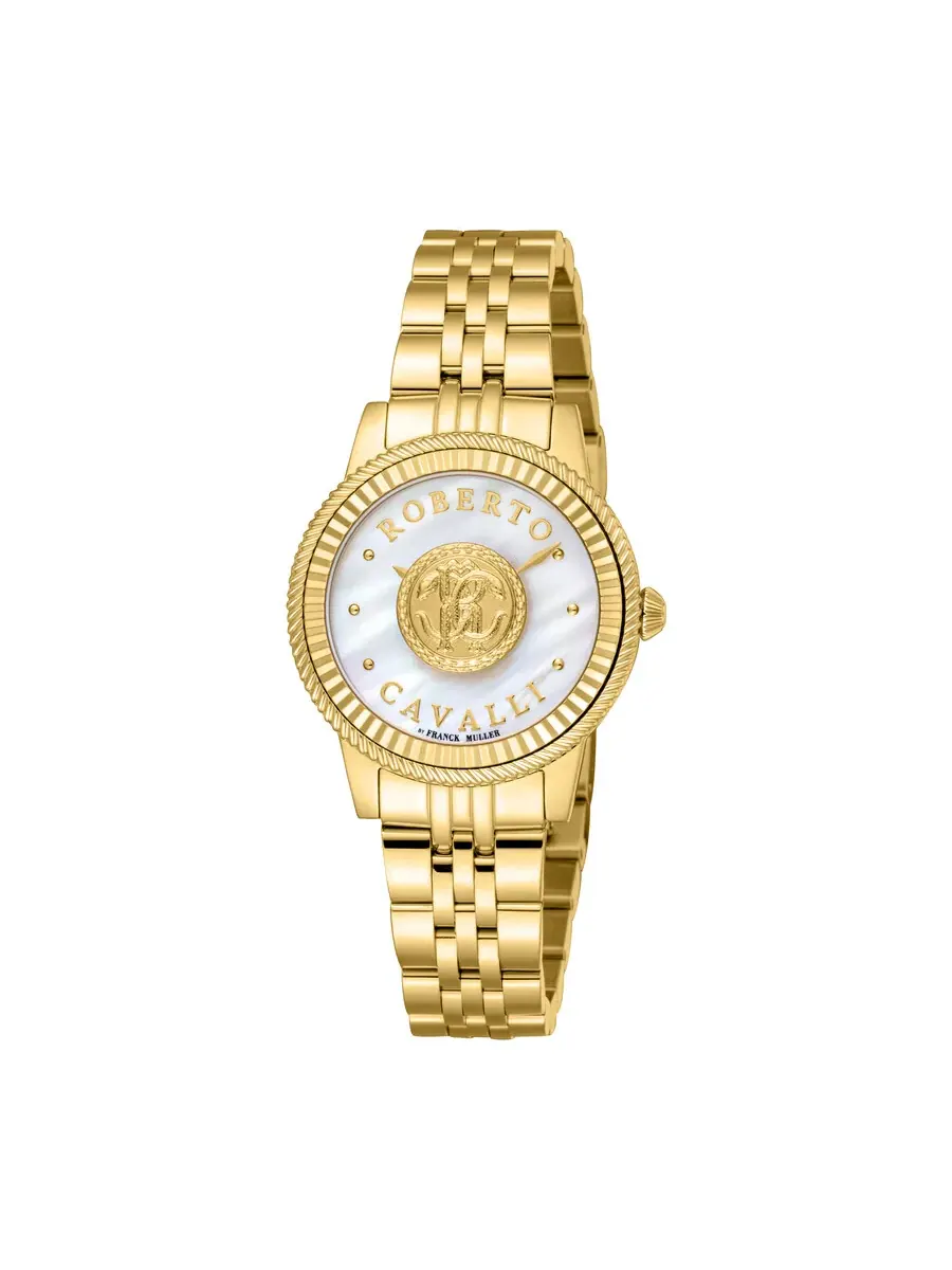 Женские кварцевые часы Roberto Cavalli Fashion Watch RV1L228M0051 — изображение 1 из 1, оттенок желтый золотистый