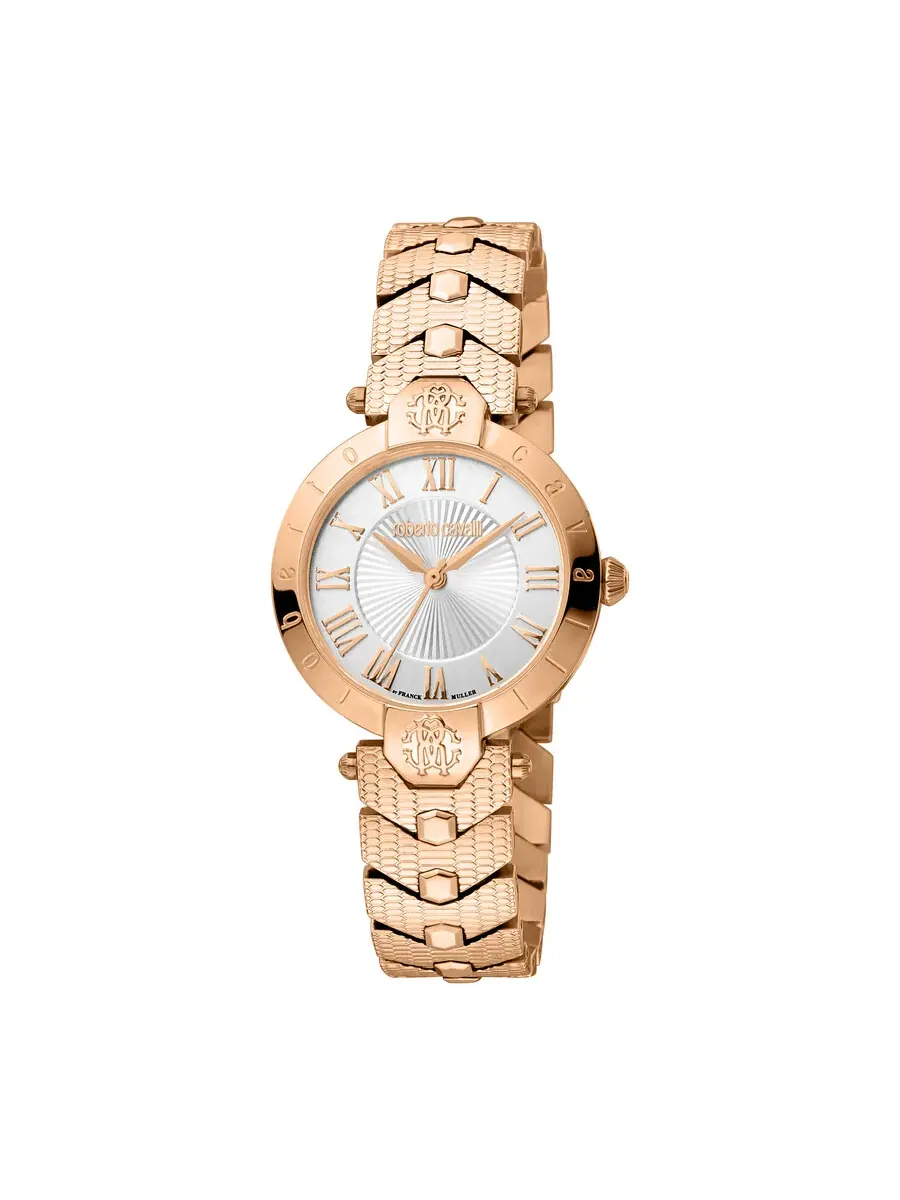 Женские часы Roberto Cavalli Fashion с кварцевым механизмом, серебристым циферблатом RV1L166M0071 — изображение 1 из 1