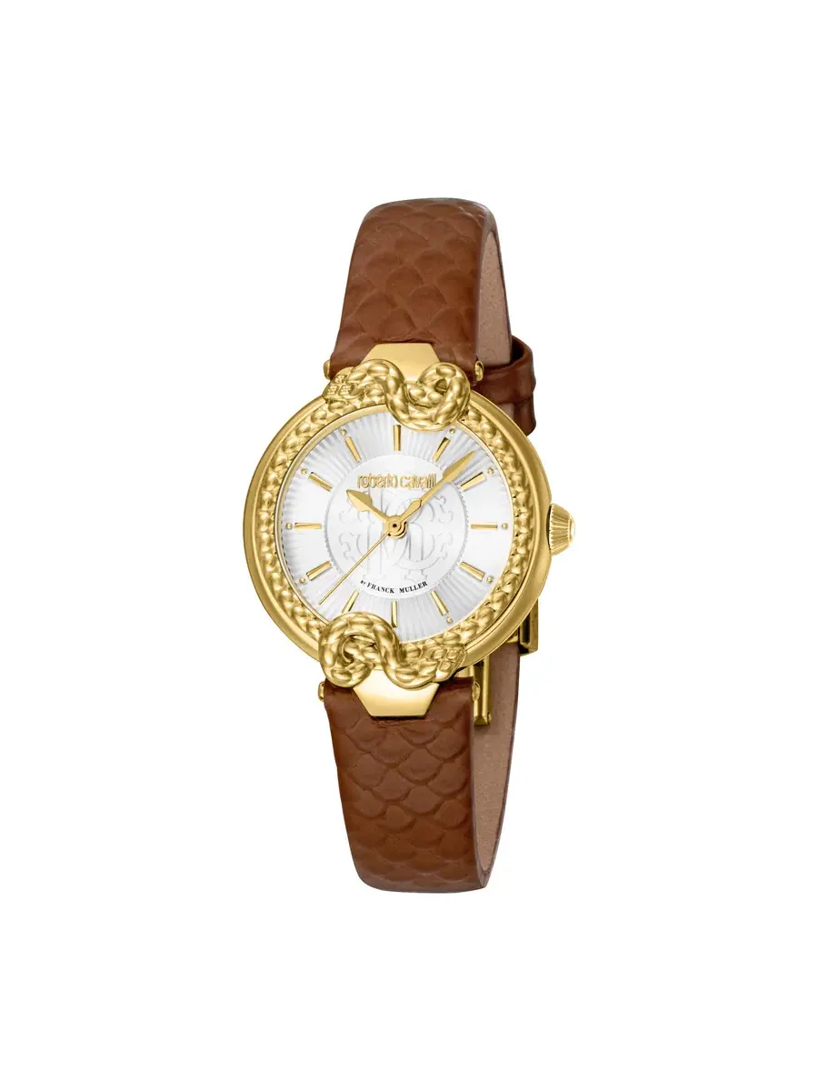 Женские часы Roberto Cavalli Fashion с кварцевым механизмом, серебристым циферблатом RV1L214L0021 — изображение 1 из 1