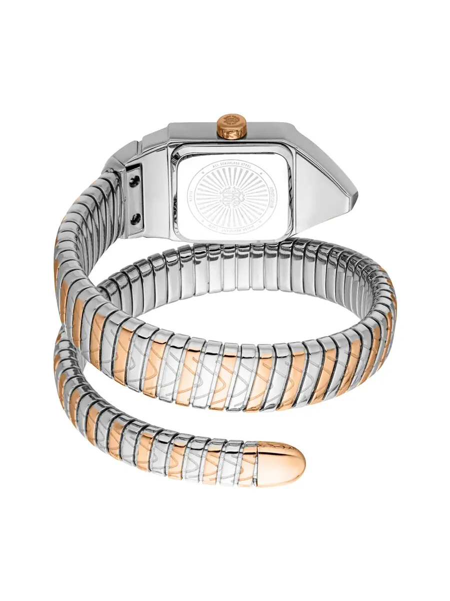 Женские часы Roberto Cavalli Snake Core с серебристым циферблатом RC5L076M0065 — изображение 2 из 3