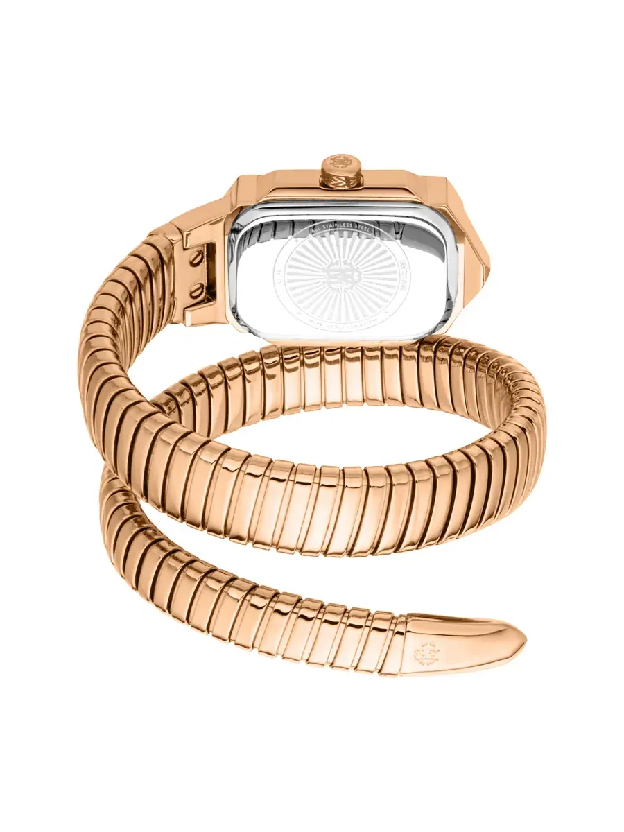 Женские часы Roberto Cavalli Vera с зеленым циферблатом RC5L115M0055 — изображение 2 из 3, оттенок розовый золотистый