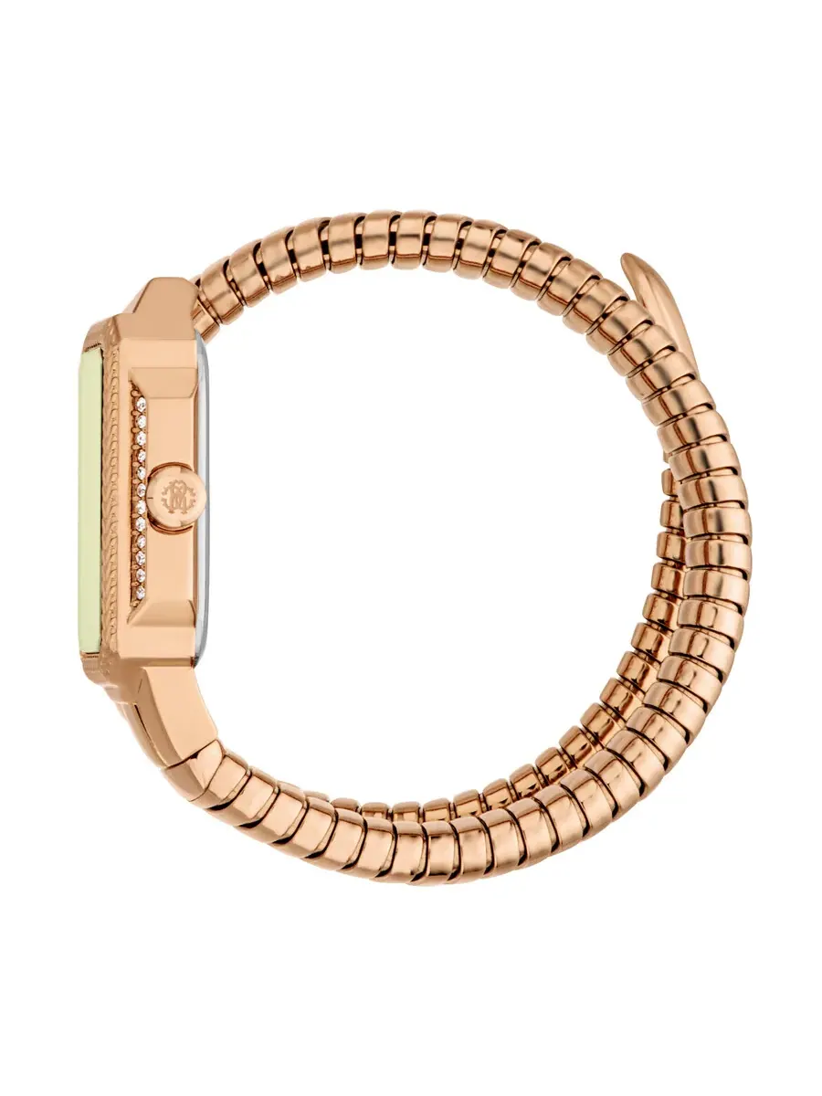 Женские часы Roberto Cavalli Vera с зеленым циферблатом RC5L115M0055 — изображение 3 из 3, оттенок розовый золотистый