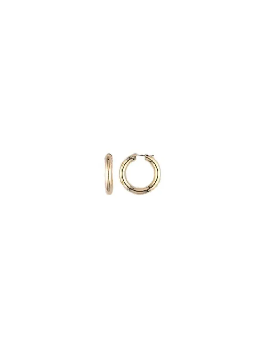 Серьги-кольца Roberto Coin из желтого золота 18 карат - 210031Ayer00 — изображение 1 из 1, оттенок желтый золотистый