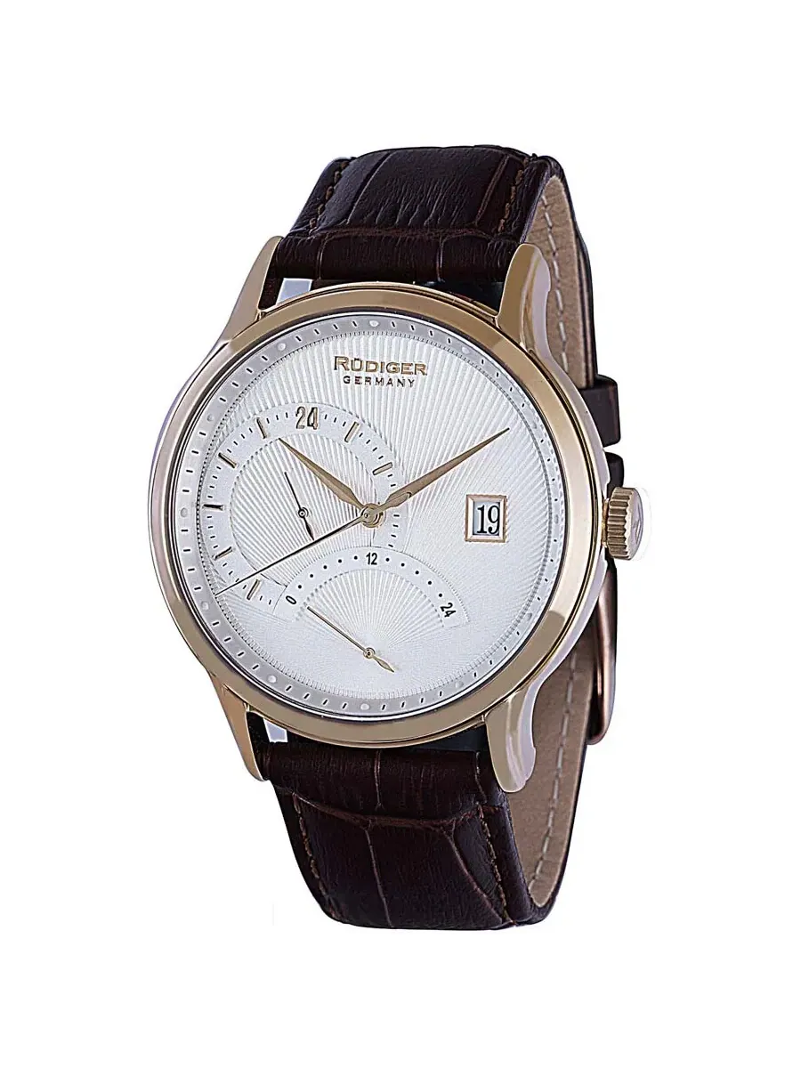 Мужские часы Rudiger Aachen с серебристым циферблатом R2700-09-001