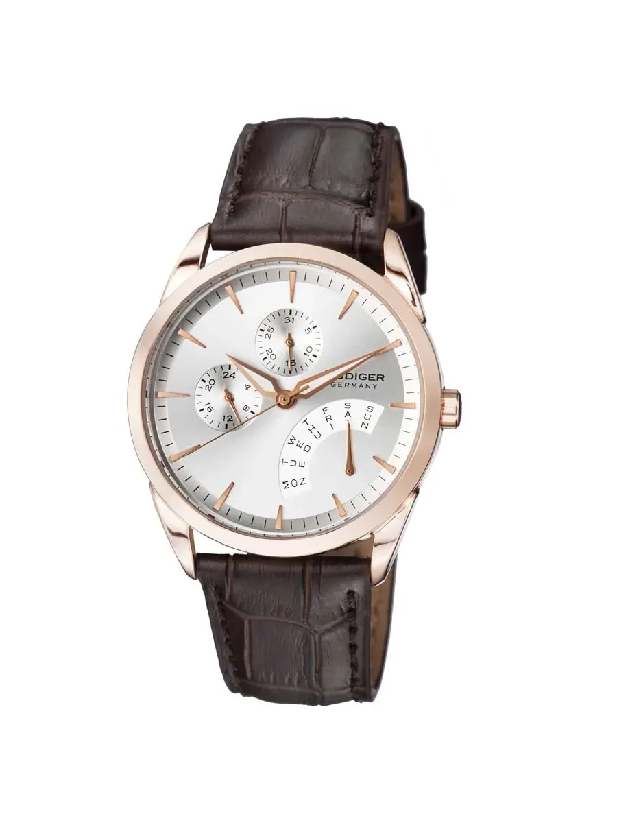 Мужские часы Rudiger Hamelin с серебристым циферблатом R3200-09-001