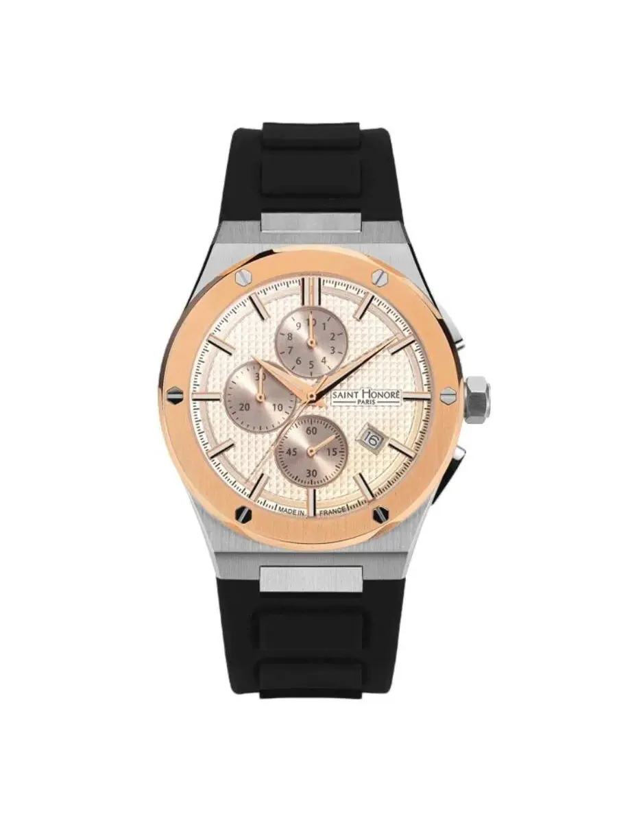 Мужские кварцевые часы Saint Honore Paris New Haussmann Chronograph H SH NH857225 6BGFIR — изображение 1 из 1