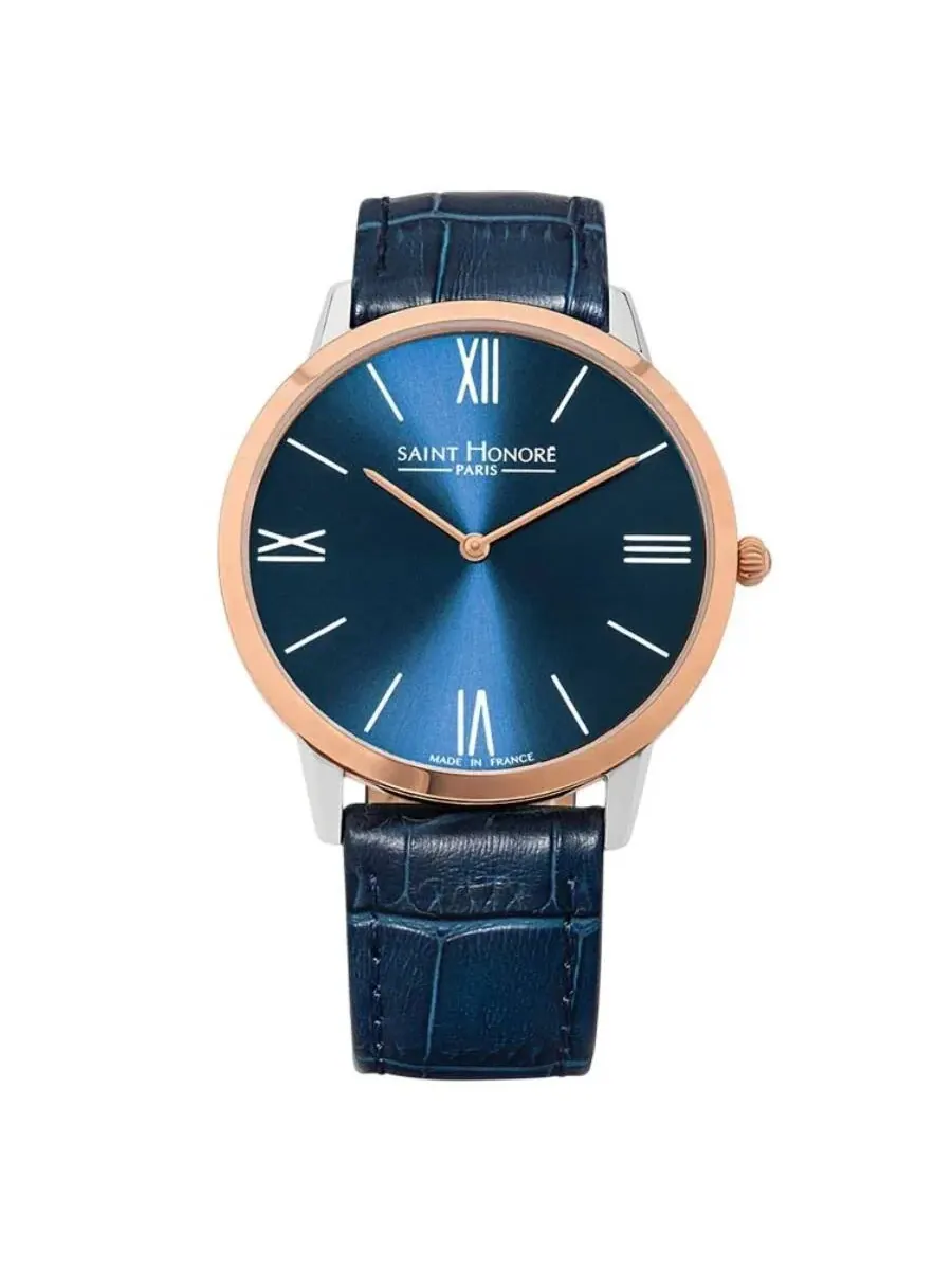 Мужские кварцевые часы Saint Honore Paris Wagram с синим циферблатом H SH WG826011 6DR — изображение 1 из 1
