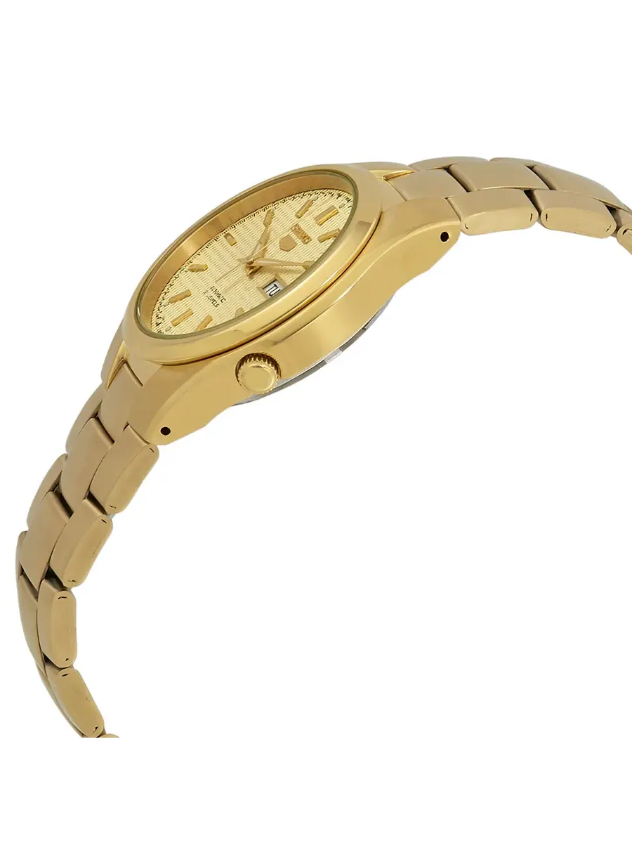 Мужские часы Seiko Series 5 Automatic с золотым циферблатом SNK610 — изображение 2 из 3, оттенок золотистый