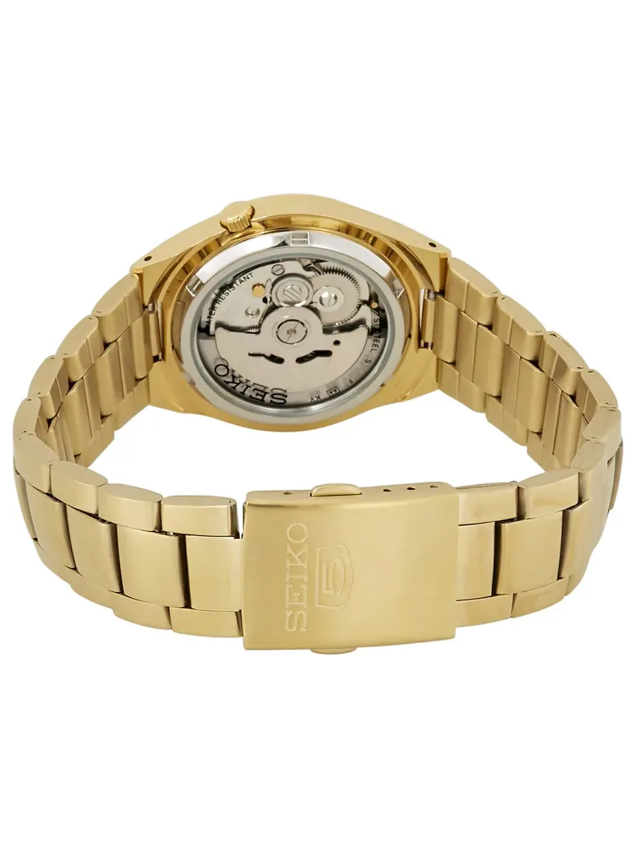 Мужские часы Seiko Series 5 Automatic с золотым циферблатом SNK610 — изображение 3 из 3, оттенок золотистый