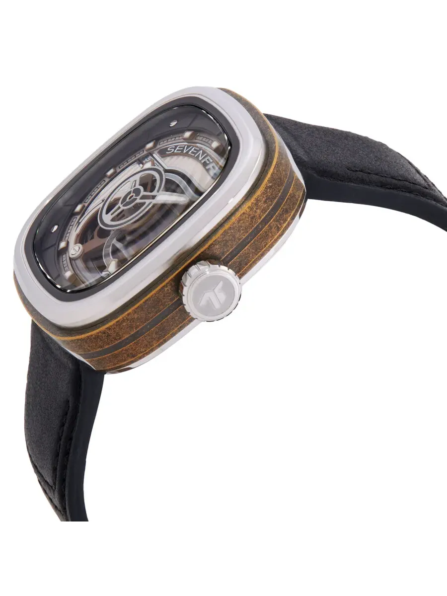 Автоматические часы SevenFriday P-Series Skeleton Diamond PS2/01 — изображение 2 из 3, оттенок черный