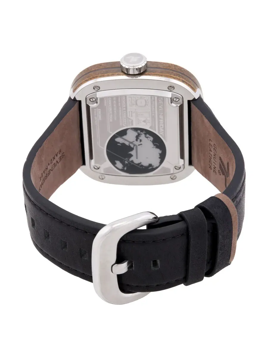 Автоматические часы SevenFriday P-Series Skeleton Diamond PS2/01 — изображение 3 из 3, оттенок черный