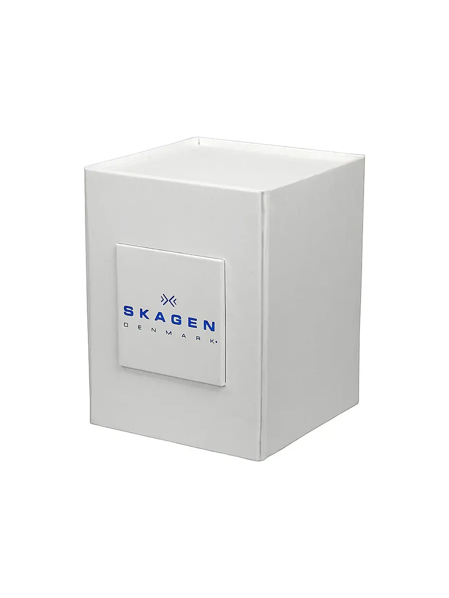 Мужские часы Skagen Melbye с серым циферблатом и серым браслетом из сетки SKW6007 — изображение 4 из 4, оттенок серый