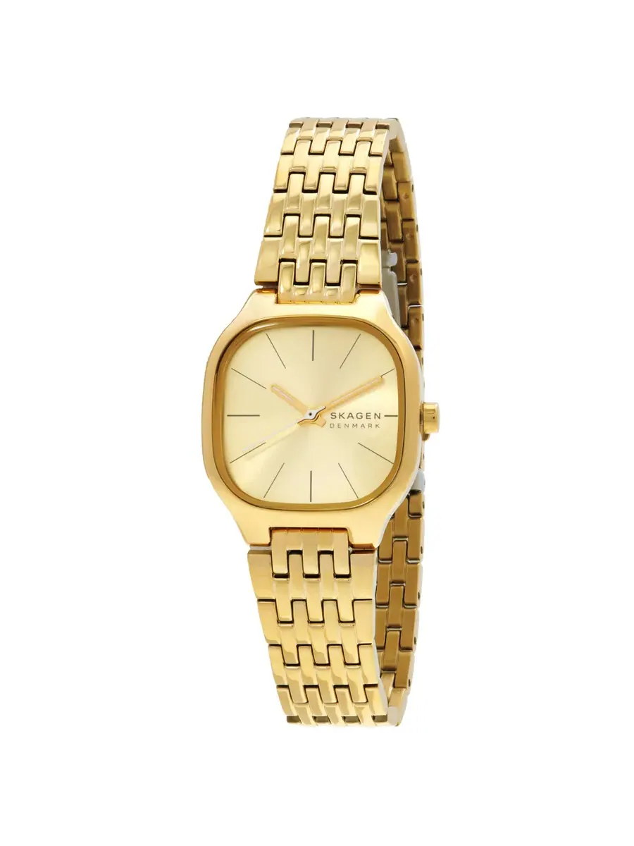 Женские часы Skagen Mellem Lille с кварцевым механизмом и золотым циферблатом SKW3162 — изображение 1 из 3