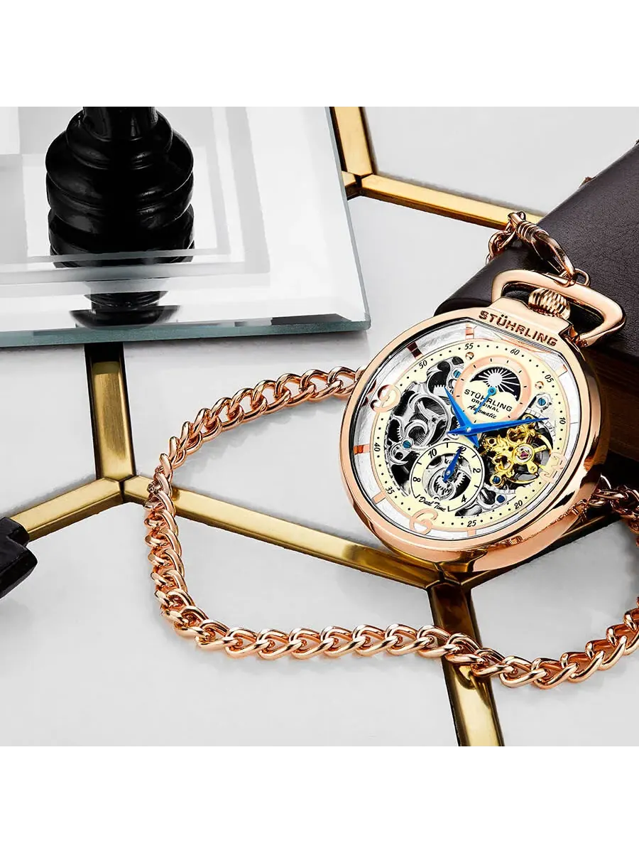 Мужские часы Stuhrling Original Legacy Automatic с шампаневым циферблатом M13524 — изображение 3 из 3