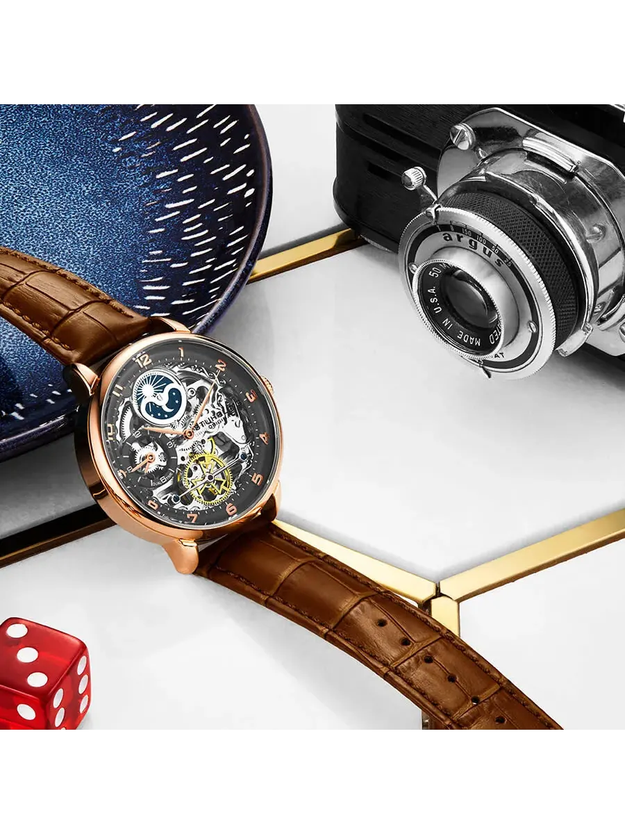 Мужские часы Stuhrling Original Legacy Automatic с циферблатом цвета пулеметного металла M13593 — изображение 3 из 3