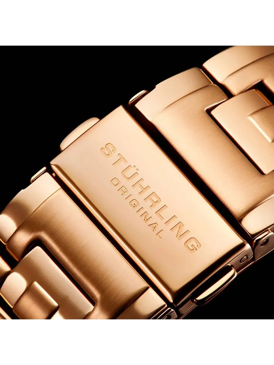 Мужские часы Stuhrling Original Legacy Automatic M13676 — изображение 4 из 4, оттенок розовый золотистый