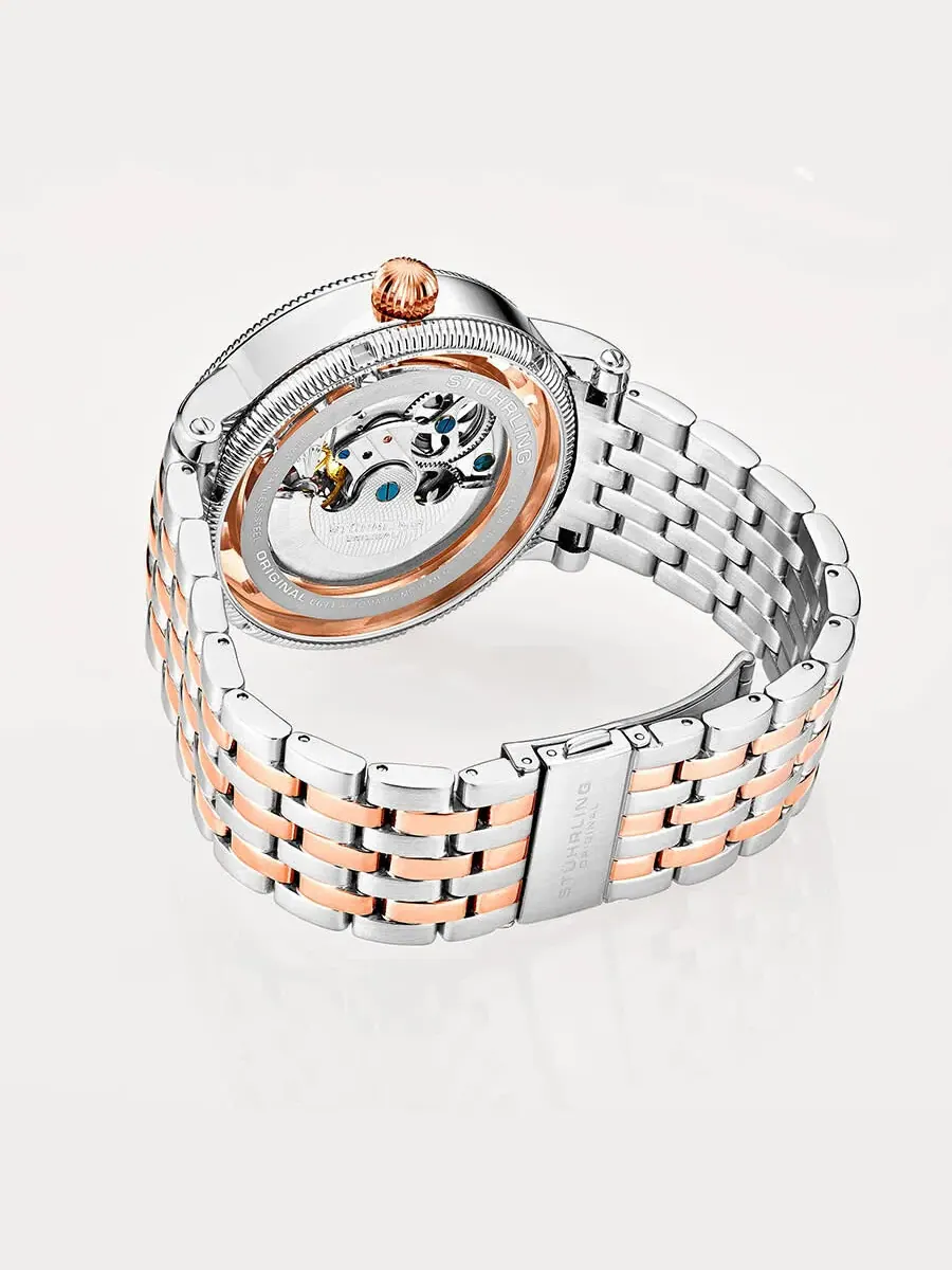 Мужские часы Stuhrling Original Legacy с автоматическим механизмом — изображение 2 из 3, оттенок серебристый