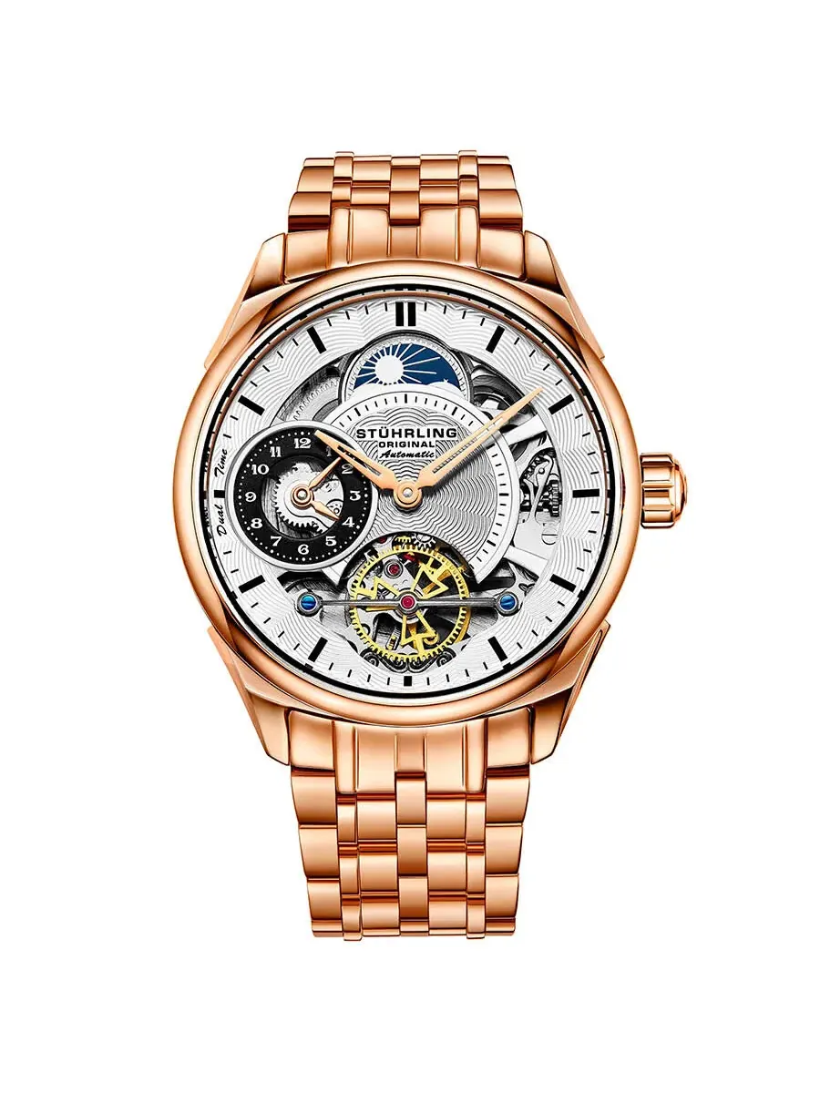 Мужские часы Stuhrling Original Legacy Automatic с серебристым циферблатом M13481 — изображение 1 из 3