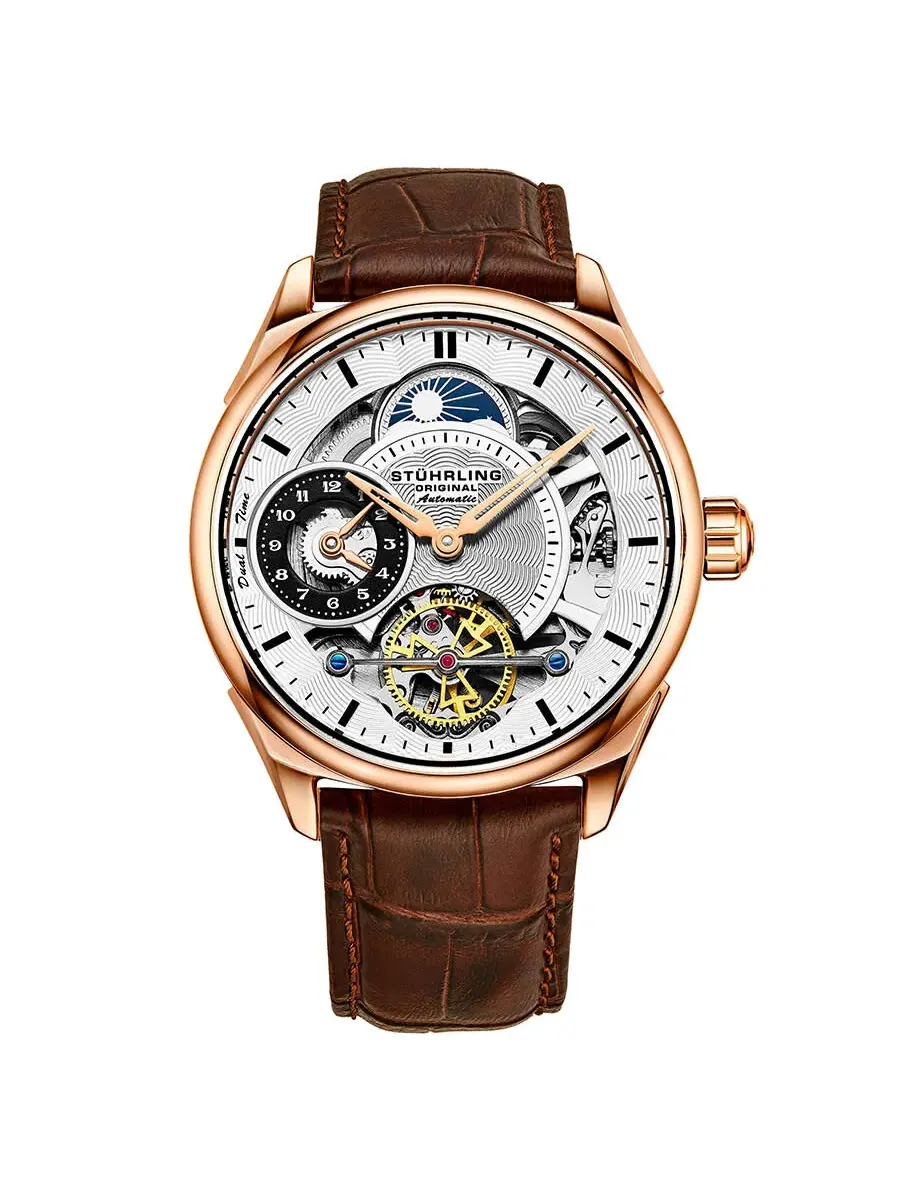 Мужские часы Stuhrling Original Legacy Automatic с серебристым циферблатом M13509 — изображение 1 из 4