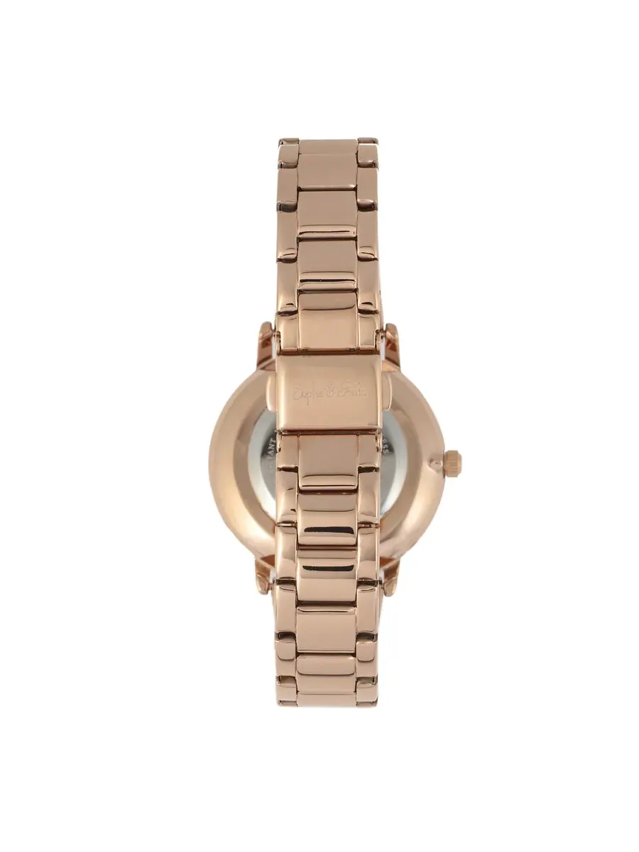 Женские часы Sophie And Freda Breckenridge Quartz с розовым золотым циферблатом SF4703 — изображение 2 из 3