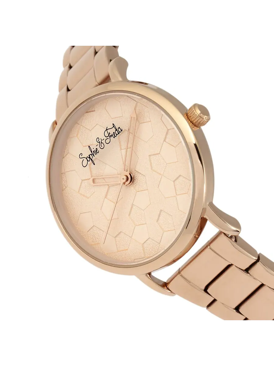 Женские часы Sophie And Freda Breckenridge Quartz с розовым золотым циферблатом SF4703 — изображение 3 из 3