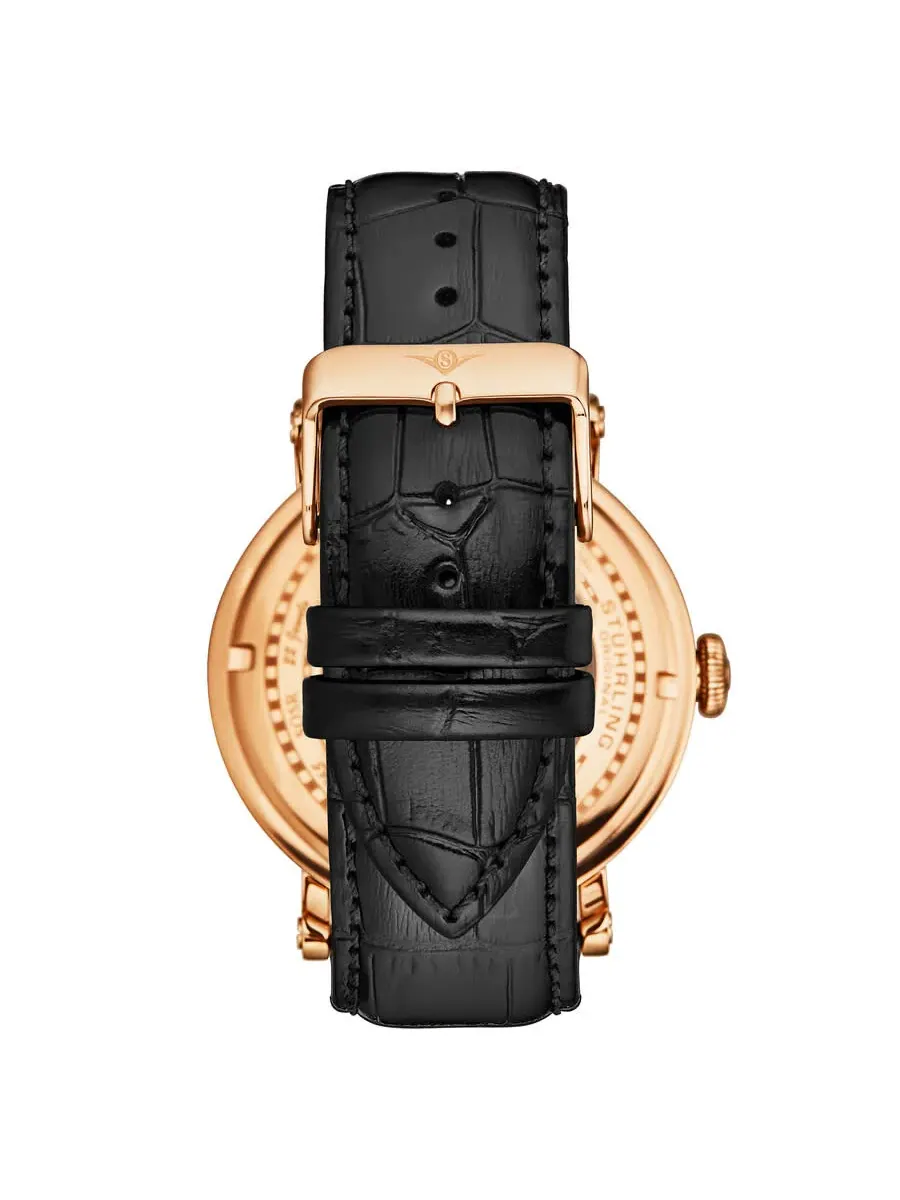 Мужские часы Stuhrling Original Legacy Chronograph Automatic с серебристым циферблатом M18231 — изображение 2 из 2