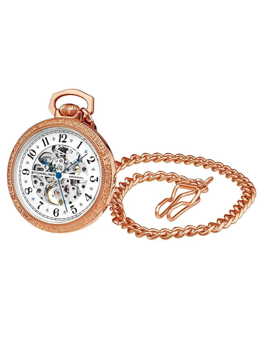 Мужские часы Stuhrling Original Legacy с ручным заводом и белым циферблатом M13608 — изображение 1 из 2