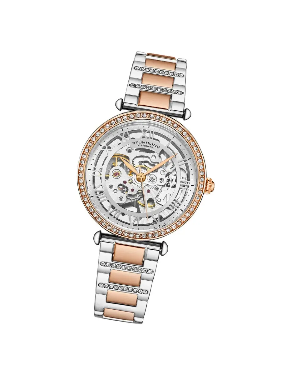 Женские автоматические часы Stuhrling Original Legacy с серебристым циферблатом, модель M17971 — изображение 2 из 3
