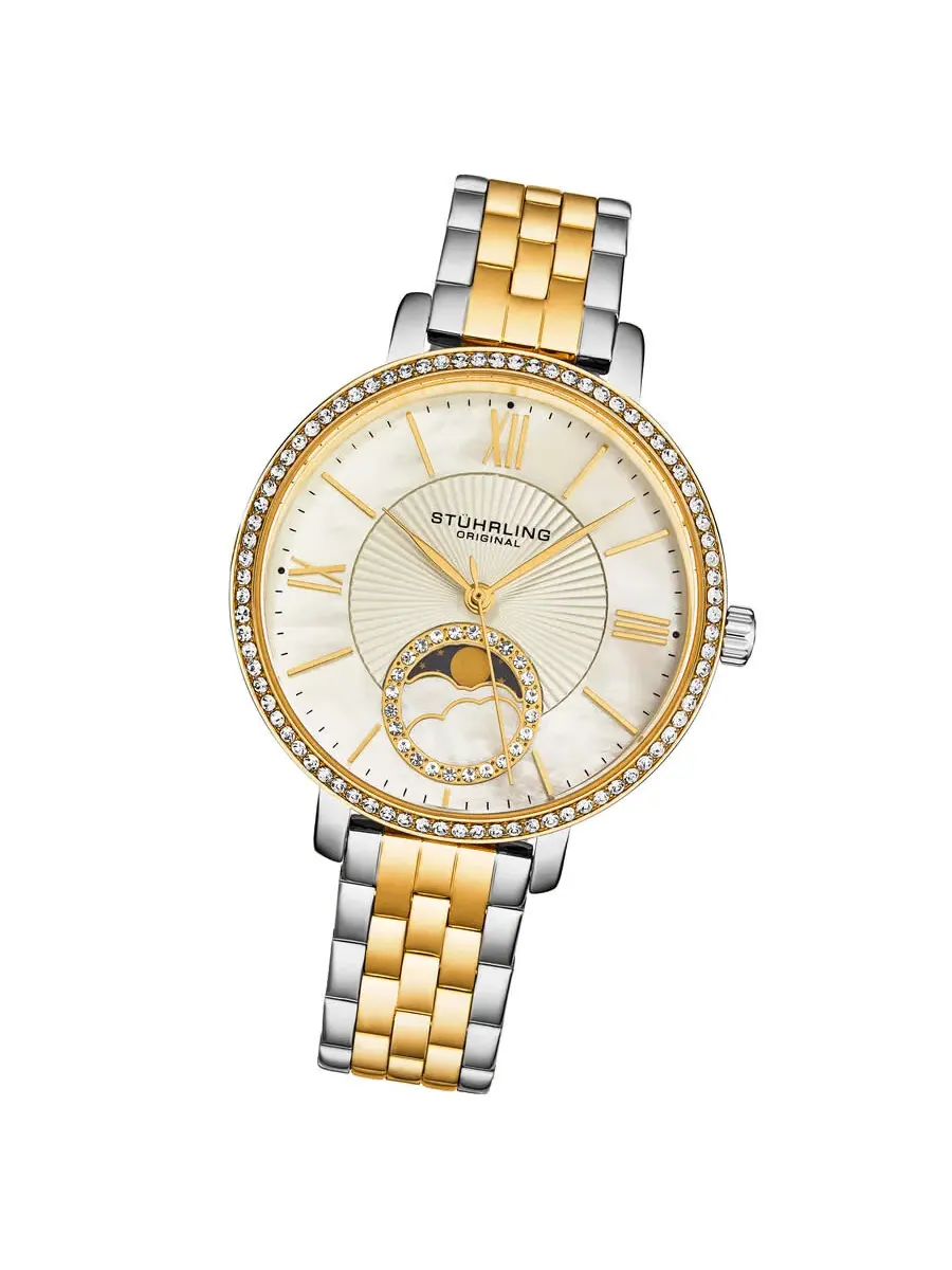 Женские часы Stuhrling Original Symphony Automatic M17988 — изображение 2 из 3, оттенок желтый золотистый