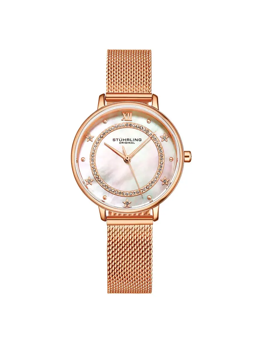 Женские часы Stuhrling Original Symphony Quartz с серебристым циферблатом M16777 — изображение 1 из 4