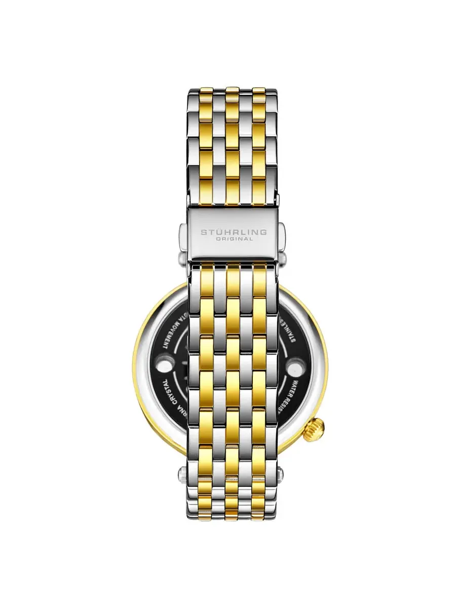 Женские кварцевые часы Stuhrling Original Symphony с серебристым циферблатом, модель M16813 — изображение 2 из 2
