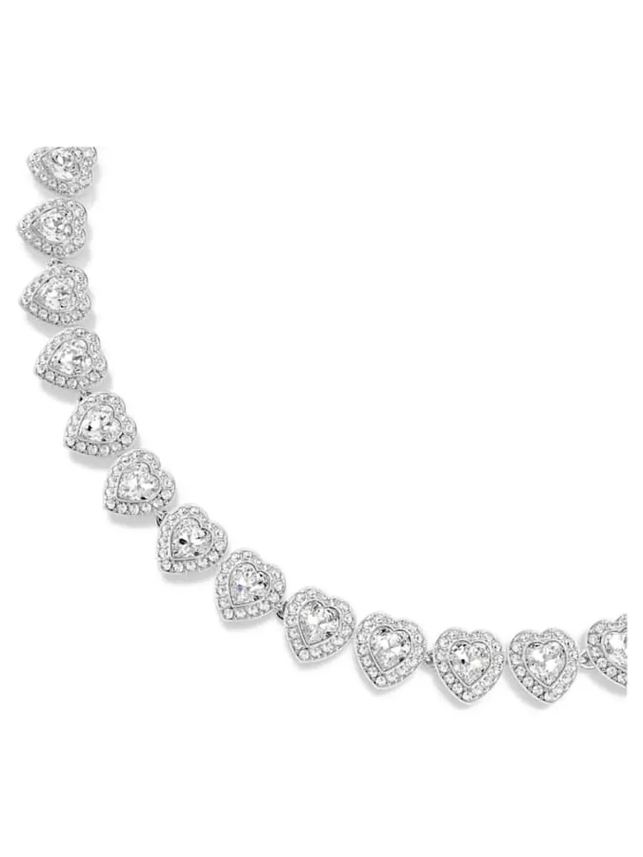 Ожерелье «Теннис» с разными срезами Swarovski Ariana Grande x Swarovski — изображение 3 из 3, оттенок белый