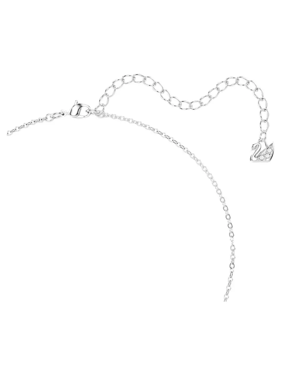 Кулон-ожерелье Swarovski Bella V с кристаллом — изображение 4 из 4, оттенок синий/серебристый