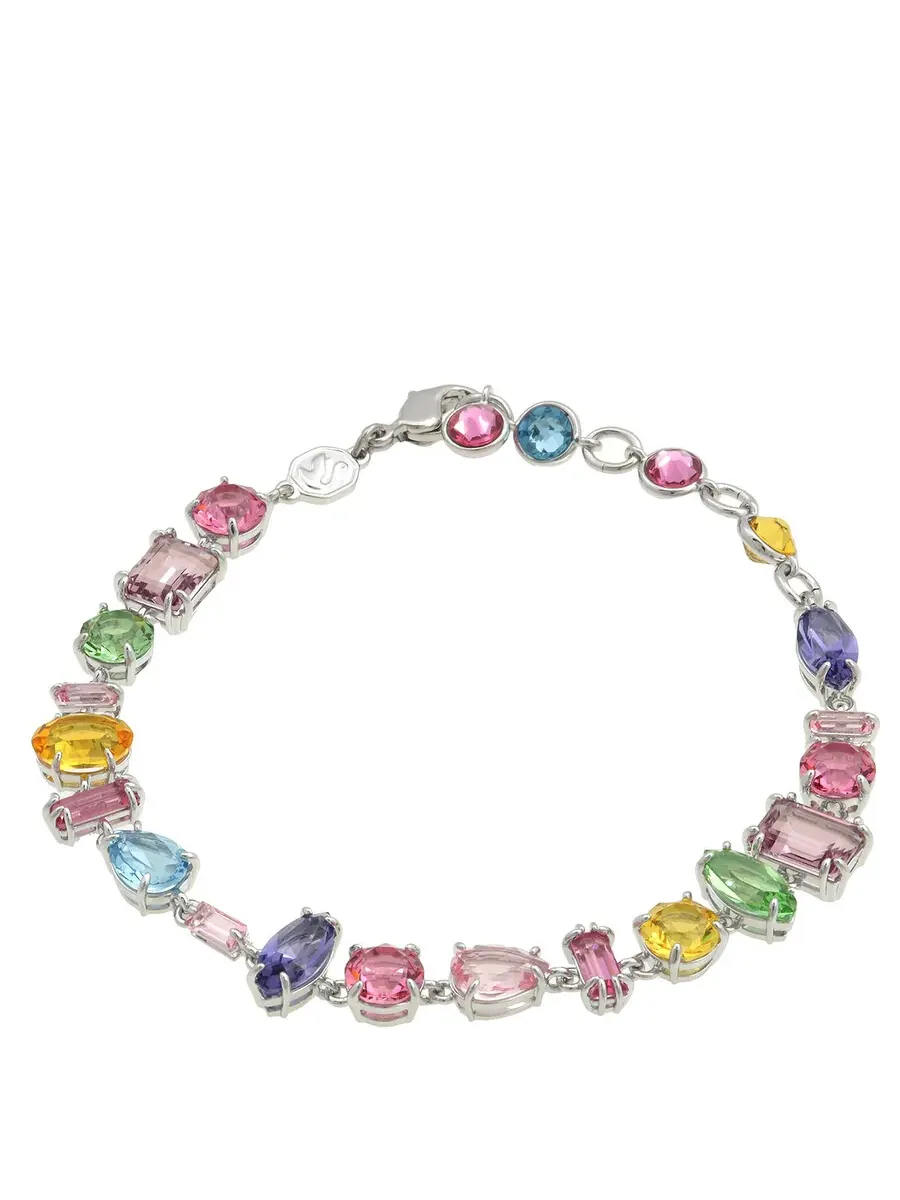 Браслет Swarovski Gema с разноцветными камнями и различными огранками, размер средний — изображение 1 из 4, оттенок мульти