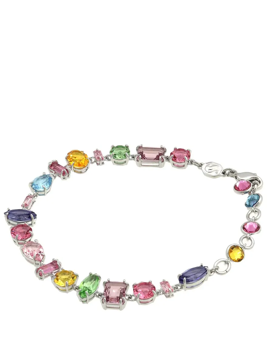 Браслет Swarovski Gema с разноцветными камнями и различными огранками, размер средний — изображение 3 из 4, оттенок мульти