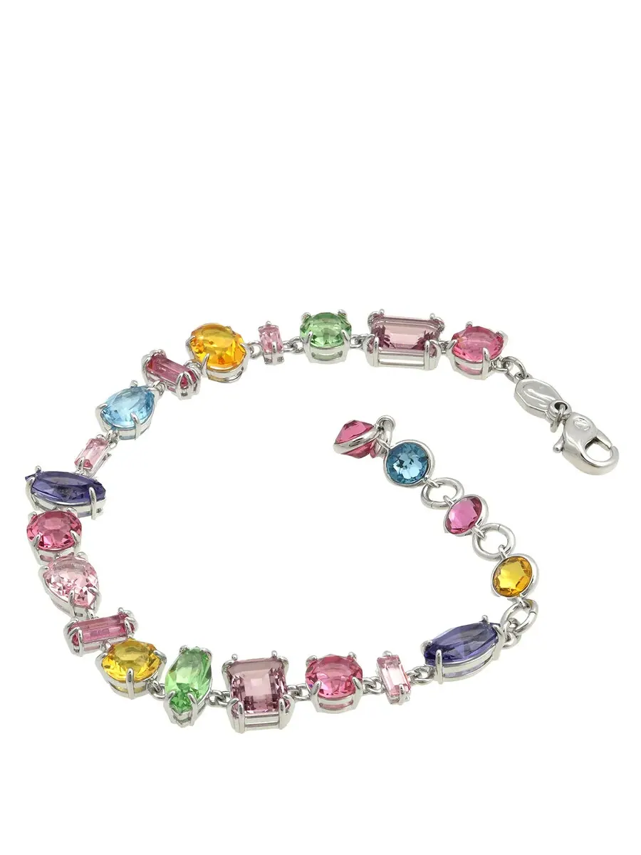 Браслет Swarovski Gema с разноцветными камнями и различными огранками, размер средний — изображение 4 из 4, оттенок мульти