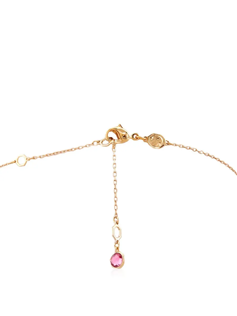 Кулон с подушкообразным камнем Swarovski Chroma на цепочке — изображение 4 из 4, оттенок мульти