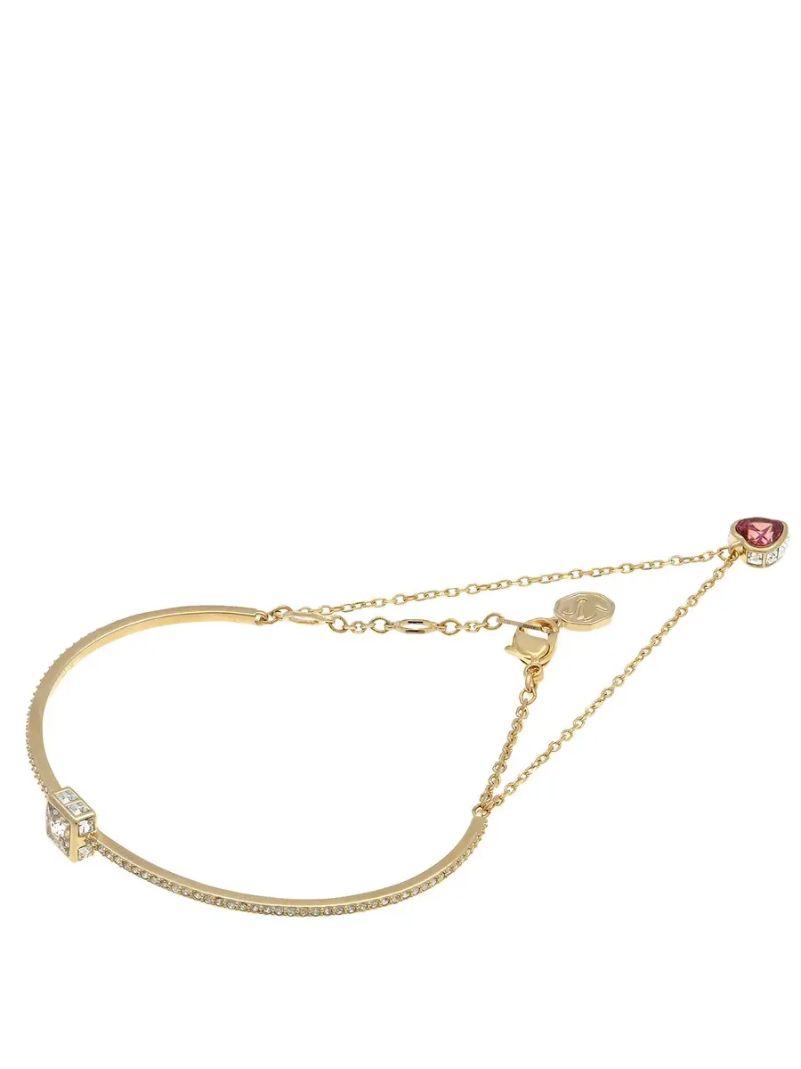 Браслет Swarovski Chroma красное/золотое сердце — изображение 3 из 4, оттенок красный/золотистый