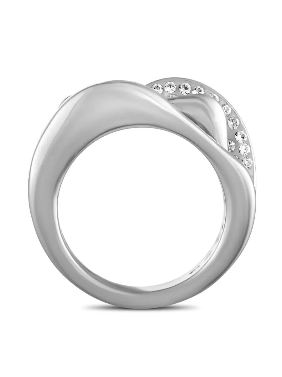 Кольцо Swarovski Hilly с кристаллами, родиевое покрытие — изображение 2 из 6, оттенок мульти