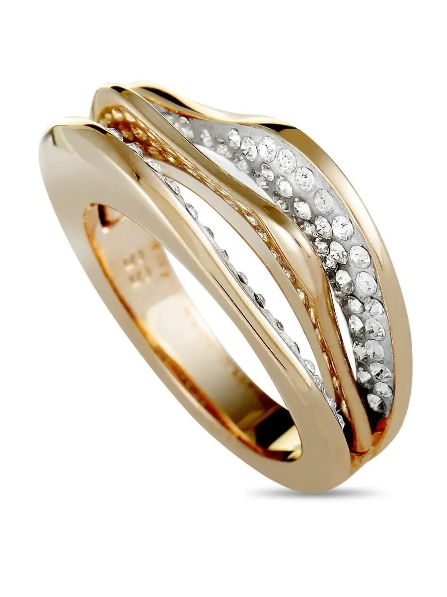 Кольцо Swarovski Hilly с кристаллами — изображение 1 из 6