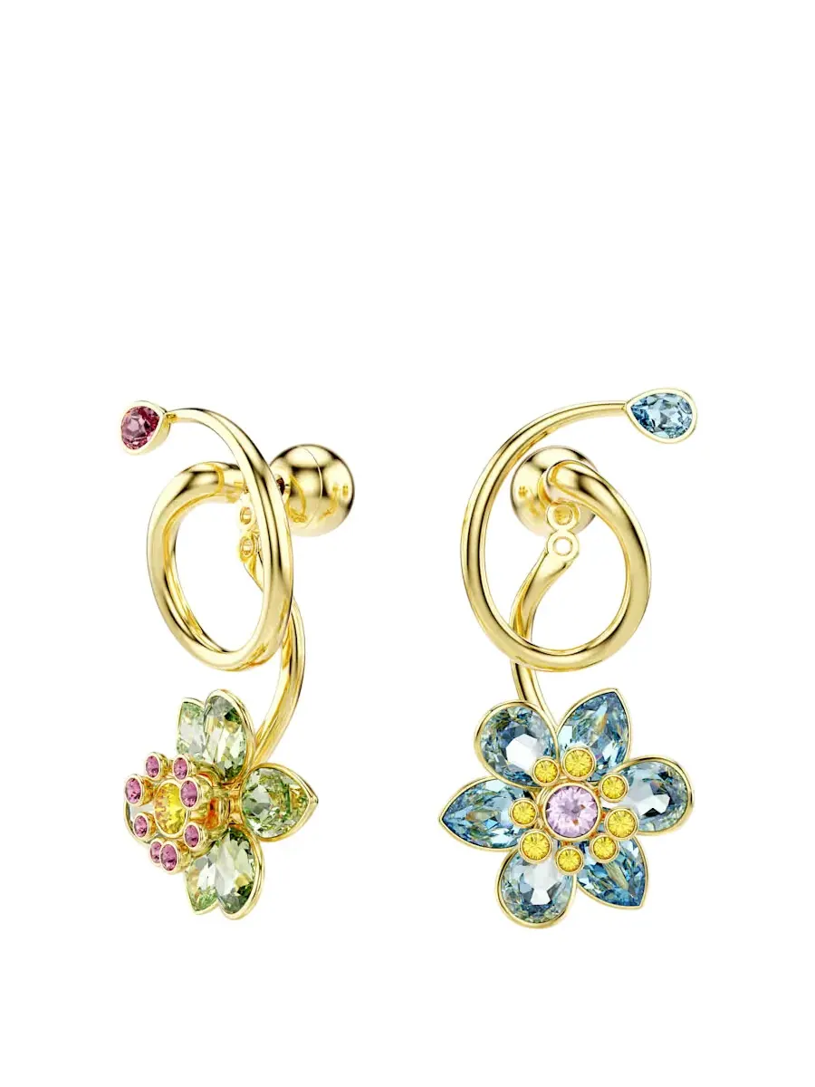 Асимметричные серьги-подвески Swarovski Idyllia — изображение 1 из 4, оттенок мульти
