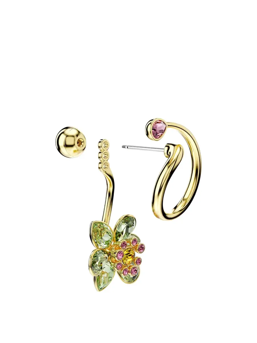 Асимметричные серьги-подвески Swarovski Idyllia — изображение 4 из 4, оттенок мульти