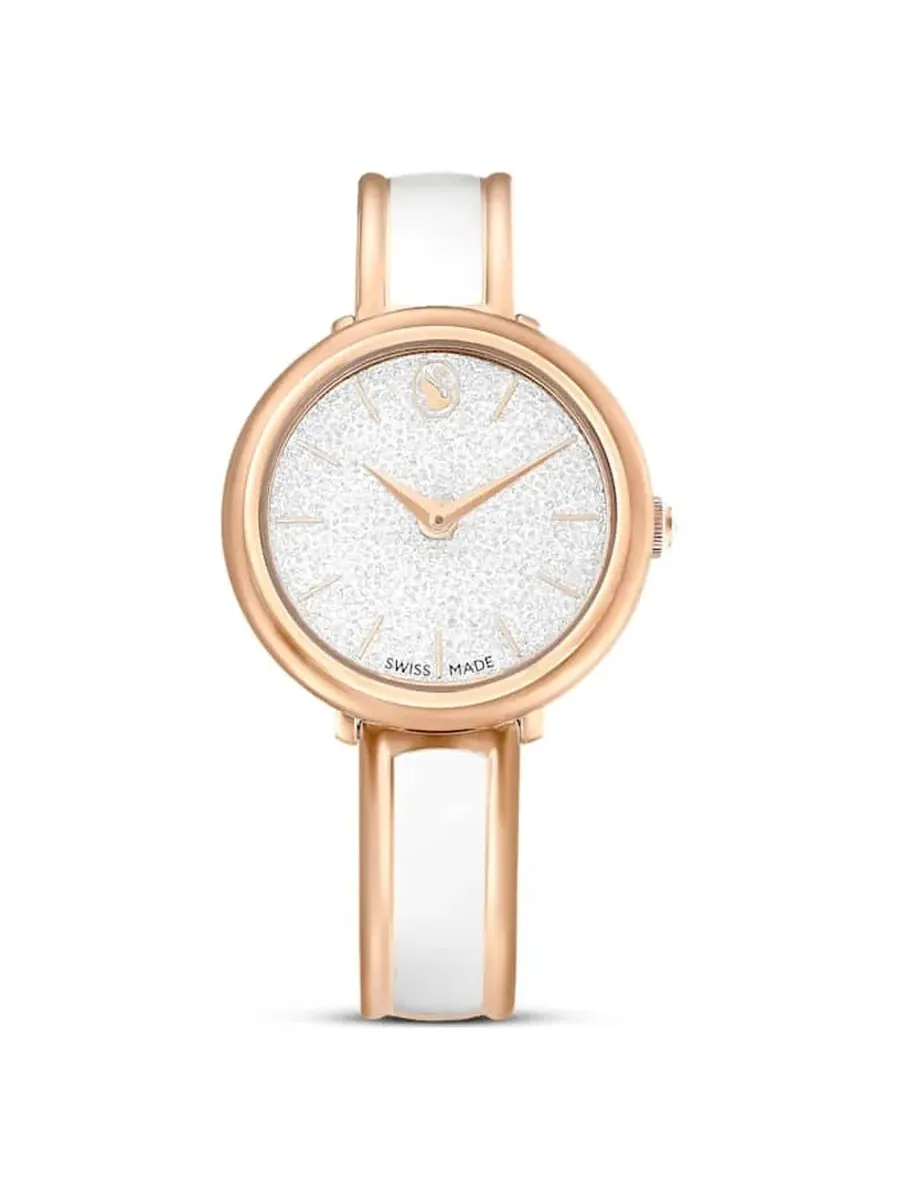 Женские часы Swarovski Crystalline с кварцевым механизмом, модель 5689324 — изображение 1 из 3, оттенок розовый золотистый
